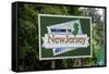 Welcome to New Jersey Sign-Paul Souders-Framed Stretched Canvas
