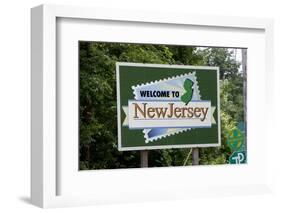 Welcome to New Jersey Sign-Paul Souders-Framed Photographic Print