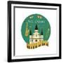 Welcome to New Orleans - St Louis Cathedral-danceyourlife-Framed Art Print