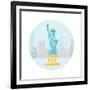 Welcome to New York-danceyourlife-Framed Art Print