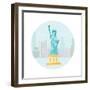 Welcome to New York-danceyourlife-Framed Art Print