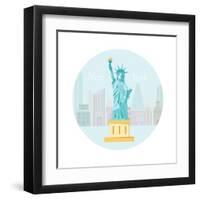 Welcome to New York-danceyourlife-Framed Art Print