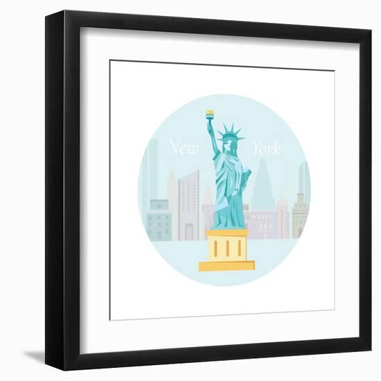 Welcome to New York-danceyourlife-Framed Art Print