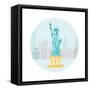 Welcome to New York-danceyourlife-Framed Stretched Canvas