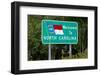 Welcome to North Carolina Sign-Paul Souders-Framed Photographic Print