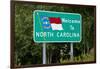 Welcome to North Carolina Sign-Paul Souders-Framed Photographic Print