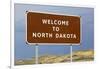 Welcome to North Dakota Sign-Paul Souders-Framed Photographic Print