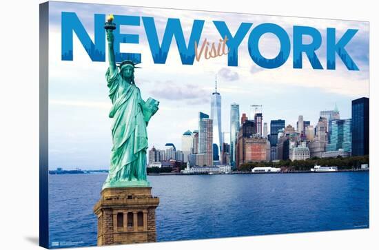 Welcome to NYC-Trends International-Stretched Canvas