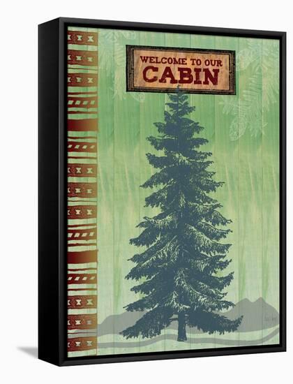 Welcome to Our Cabin-Bee Sturgis-Framed Stretched Canvas