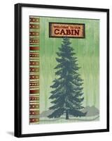 Welcome to Our Cabin-Bee Sturgis-Framed Art Print