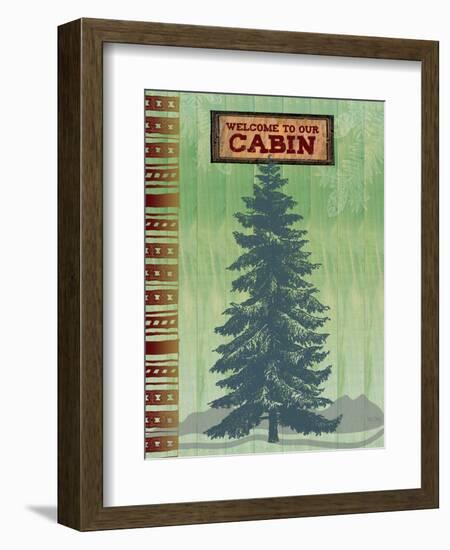 Welcome to Our Cabin-Bee Sturgis-Framed Art Print