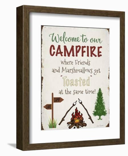 Welcome To Our Campfire 2-Jean Plout-Framed Giclee Print