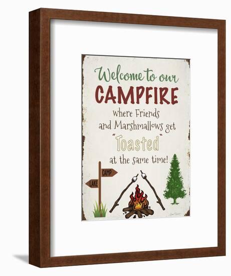 Welcome To Our Campfire 2-Jean Plout-Framed Giclee Print