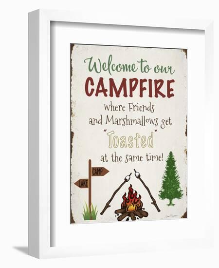 Welcome To Our Campfire 2-Jean Plout-Framed Giclee Print