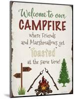 Welcome To Our Campfire 2-Jean Plout-Mounted Giclee Print
