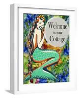 Welcome to our Cottage-sylvia pimental-Framed Art Print