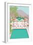 Welcome to Palm Springs-Jen Bucheli-Framed Art Print