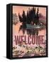 Welcome to Paradise 1-null-Framed Stretched Canvas