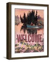 Welcome to Paradise 1-null-Framed Giclee Print