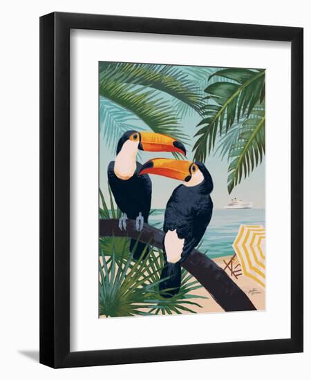 Welcome to Paradise VII-Janelle Penner-Framed Art Print