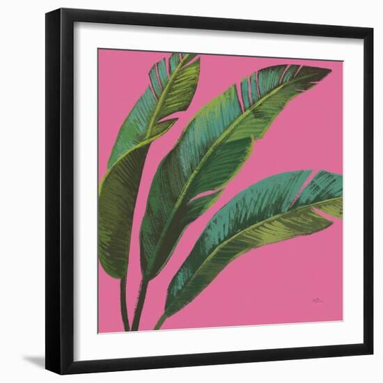 Welcome to Paradise XI on Pink-Janelle Penner-Framed Art Print