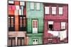 Welcome to Portugal Collection - Beautiful Colorful Traditional Facades VI-Philippe Hugonnard-Mounted Photographic Print