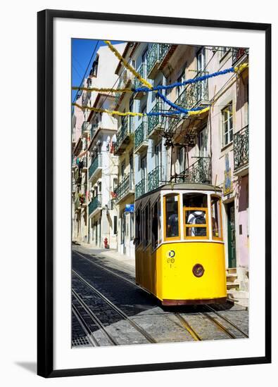 Welcome to Portugal Collection - Bica Elevator Tram in Lisbon-Philippe Hugonnard-Framed Photographic Print