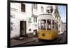 Welcome to Portugal Collection - Bica Elevator Yellow Tram in Lisbon II-Philippe Hugonnard-Framed Photographic Print