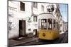 Welcome to Portugal Collection - Bica Elevator Yellow Tram in Lisbon II-Philippe Hugonnard-Mounted Photographic Print