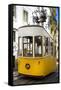 Welcome to Portugal Collection - Bica Elevator Yellow Tram in Lisbon III-Philippe Hugonnard-Framed Stretched Canvas