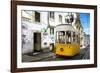 Welcome to Portugal Collection - Bica Elevator Yellow Tram in Lisbon-Philippe Hugonnard-Framed Photographic Print