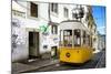 Welcome to Portugal Collection - Bica Elevator Yellow Tram in Lisbon-Philippe Hugonnard-Mounted Photographic Print