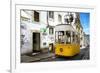 Welcome to Portugal Collection - Bica Elevator Yellow Tram in Lisbon-Philippe Hugonnard-Framed Photographic Print