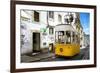 Welcome to Portugal Collection - Bica Elevator Yellow Tram in Lisbon-Philippe Hugonnard-Framed Photographic Print