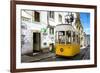 Welcome to Portugal Collection - Bica Elevator Yellow Tram in Lisbon-Philippe Hugonnard-Framed Photographic Print