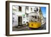 Welcome to Portugal Collection - Bica Elevator Yellow Tram in Lisbon-Philippe Hugonnard-Framed Photographic Print