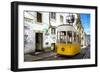 Welcome to Portugal Collection - Bica Elevator Yellow Tram in Lisbon-Philippe Hugonnard-Framed Photographic Print