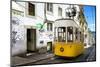 Welcome to Portugal Collection - Bica Elevator Yellow Tram in Lisbon-Philippe Hugonnard-Mounted Photographic Print