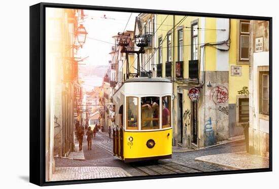 Welcome to Portugal Collection - Bica Tram in Lisbon III-Philippe Hugonnard-Framed Stretched Canvas