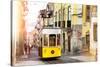 Welcome to Portugal Collection - Bica Tram in Lisbon III-Philippe Hugonnard-Stretched Canvas