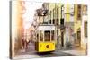 Welcome to Portugal Collection - Bica Tram in Lisbon III-Philippe Hugonnard-Stretched Canvas