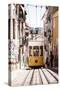 Welcome to Portugal Collection - Bica Yellow Tram II-Philippe Hugonnard-Stretched Canvas