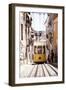 Welcome to Portugal Collection - Bica Yellow Tram II-Philippe Hugonnard-Framed Photographic Print