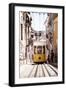 Welcome to Portugal Collection - Bica Yellow Tram II-Philippe Hugonnard-Framed Photographic Print