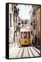 Welcome to Portugal Collection - Bica Yellow Tram II-Philippe Hugonnard-Framed Stretched Canvas