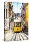 Welcome to Portugal Collection - Bica Yellow Tram-Philippe Hugonnard-Stretched Canvas