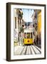 Welcome to Portugal Collection - Bica Yellow Tram-Philippe Hugonnard-Framed Photographic Print