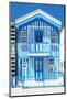 Welcome to Portugal Collection - Blue Striped House - Costa Nova-Philippe Hugonnard-Mounted Photographic Print