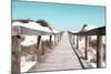 Welcome to Portugal Collection - Boardwalk on the Beach III-Philippe Hugonnard-Mounted Photographic Print