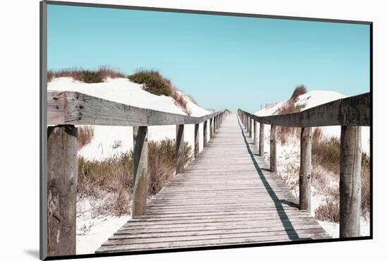 Welcome to Portugal Collection - Boardwalk on the Beach III-Philippe Hugonnard-Mounted Photographic Print